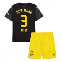 Maglia Calcio Borussia Dortmund Waldemar Anton #3 Seconda Divisa Bambino 2024-25 Manica Corta (+ pantaloncini)